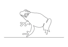 Continuous Line Frog Drawing Tutorial for Developing Shape Recognition Skills