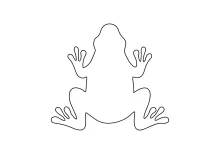 Easy One-Line Frog Drawing for Kids and Beginners to Improve Focus and Control