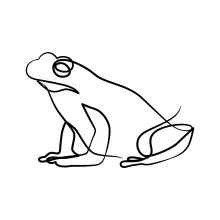 Frog in Motion: One-Line Drawing to Practice Gesture and Shape Recognition