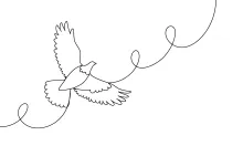 "One Line Dove Art: A Minimalist Study of Symbolic and Expressive Motion"