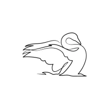 One-Line Swan Sketch: Learn Balance and Form Through Peaceful Bird Drawing