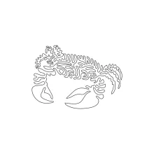 Cute Crab One-Line Art Activity for Beginners to Enjoy Quick and Simple Animal Drawing