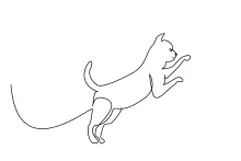 One Line Cat Head Drawing – Quick Practice for Feline Faces