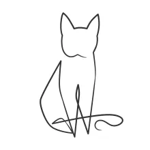 One Line Drawing of a Cat – Simple Practice for Pet Lovers and Young Artists