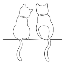 Easy Cat Drawing in One Line – Learn Animal Shapes with Minimal Techniques
