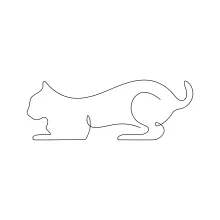 Cat Line Drawing for Everyone – Practice Drawing Shapes the Easy Way