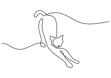  Line Cat Drawing Activity – A Relaxing Way to Learn Basic Drawing Techniques