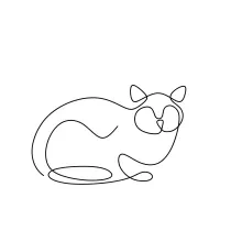 Draw Cute Sitting Cats in One Line – A Joyful and Simple Art Activity for All Ages
