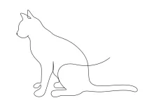 Easy Cat Drawing in One Line – Great for New Artists and Animal Lovers