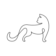 Draw a Cat with a Single Line – Fun, Simple Drawing for Beginners