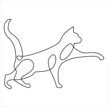  Line Cat Sketch – A Simple Way to Build Drawing Confidence