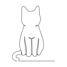 Learn to Draw a Cat in One Line: Perfect Practice for Everyday Art Sessions