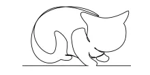 Single Line Cat Drawing for Everyday Creativity: Simple and Fun for All Ages