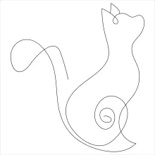 One Line Cat Drawing for Beginners: Simple Animal Art to Spark Imagination