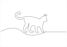  Line Art for Beginners: Draw a Cat with Confidence Using Simple Techniques