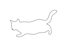 Draw a Cat in One Line: Perfect Minimalist Practice for Animal Lovers