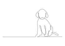 Simple Line Dachshund Drawing: Learn Animal Shape with Ease