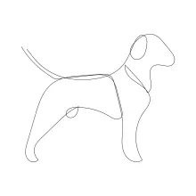 One-Line Dog Drawing Activity: Great for Kids and Beginner Artists