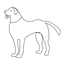 "One-Line Dog Sketch: A Quick and Creative Drawing Activity"