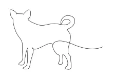 Quick One-Line Dog Drawing: A Practice in Minimal Detail and Big Ideas