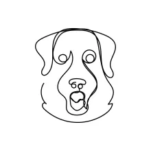 Line Art Dog: Easy and Fun for Beginners