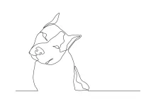 "Single Line Happy Dog: A Fun and Quick Way to Draw Expressions"