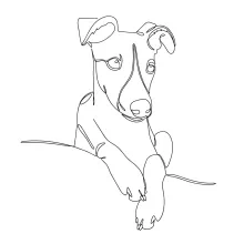One Line Greyhound Drawing: Learn Sleek Dog Shapes in Simple Line Form