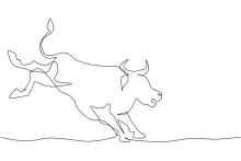 One-Line Bull Drawing: Practice Strong Animal Shapes Using Easy Drawing Steps