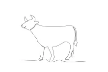 One-Line Cow Drawing Tutorial: Discover Farm Animal Art for Everyday Practice