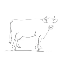 Draw a Cow in One Line: Simple Art Activity for Building Animal Drawing Skills