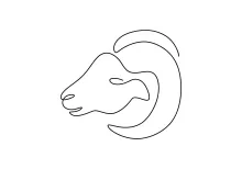 Easy One-Line Goat Drawing: Learn Simple Animal Outlines Step by Step