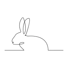 One-Line Bunny Drawing Practice: Build Focus and Sketching Skills Through Simple Art