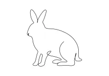 One-Line Rabbit Drawing: Practice Simple Animal Art with a Hopping Favorite
