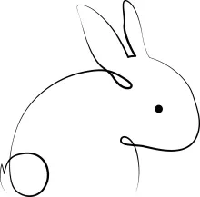 Easy One-Line Rabbit Drawing: Create Fun Animal Art in Simple Steps