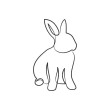 One-Line Rabbit Drawing: Fun and Simple Practice for All Ages