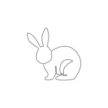 Easy Rabbit Drawing in One Line: Create Animal Art with Simple and Fun Techniques
