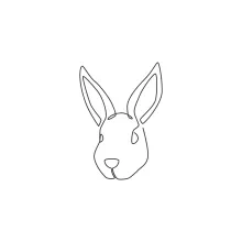 Fun One-Line Rabbit Drawing Guide: Create Animal Art with Minimal Lines