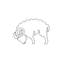 Quick One-Line Sheep Drawing: Practice Animal Outlines with Simple Art Techniques
