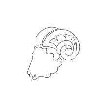 One-Line Sheep Drawing for Learning: Draw Farm Animals with Confidence and Ease