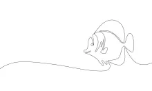 One-Line Drawing of a Fish: Simple Ocean Art for All Skill Levels