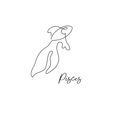 One-Line Drawing of a Fish: Easy Practice for Smooth and Simple Shapes
