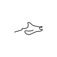 Manta Ray One-Line Drawing: Explore Broad Marine Shapes in One Motion