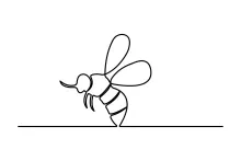 Simple Bee Drawing: One Line, One Insect, Endless Learning