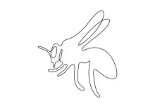 Try a One Line Honey Bee Drawing and Boost Your Drawing Skills Fast