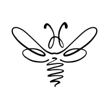 Minimalist One Line Honey Bee Drawing for Fun and Learning