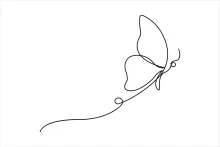 One Line Butterfly Drawing: A Gentle Way to Begin Simple Insect Sketching