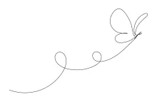 Summer Butterfly Drawing in One Line: Learn Insect Shapes with a Seasonal Twist