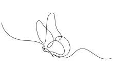 One Line Flying Butterfly Drawing: Learn to Show Movement with Simple Art