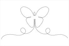 One Line Butterfly Drawing for All Ages: Easy Nature Sketching at Home