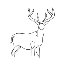 One-Line Deer Art: Build Drawing Confidence with a Familiar Wildlife Subject
